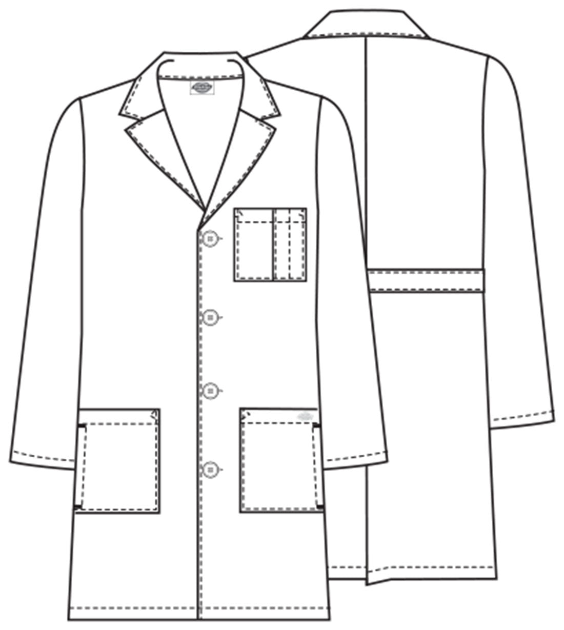 Unisex Dickies Lab Coat 83403